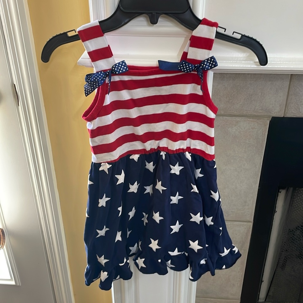 Girls 4th of July dress. Boutique find. Size 5-6. Worn once.